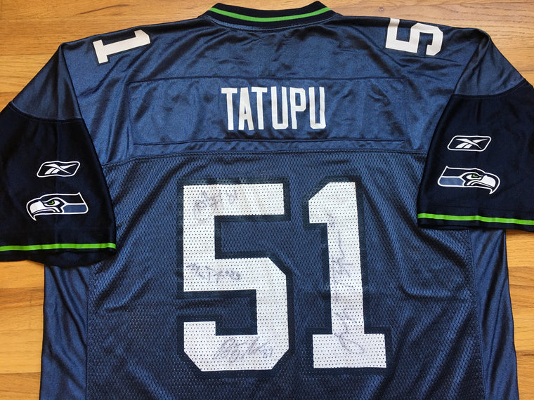 Seattle Seahawks Signed Lofa Tatupu jersey - XL