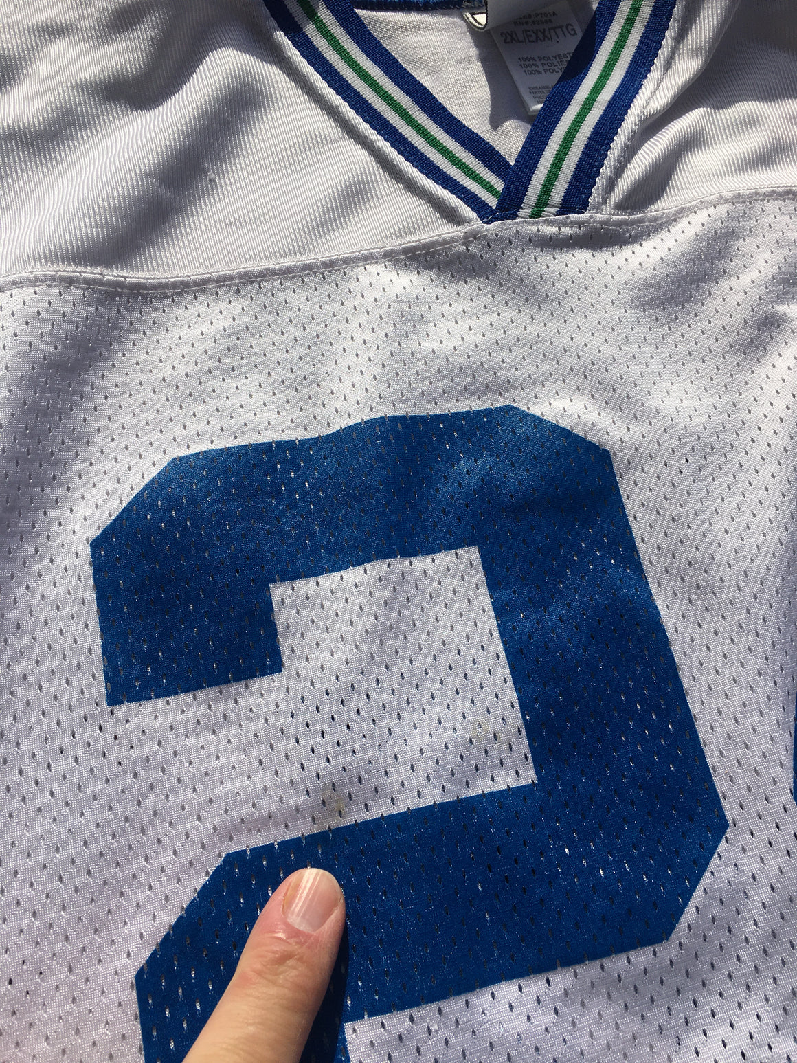 Vintage Seattle Seahawks Shawn Springs Jersey - 2XL