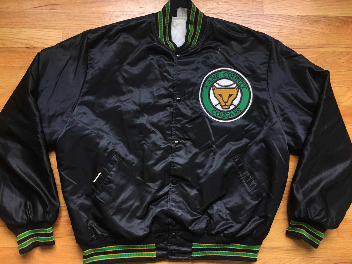 Kane County Cougars satin jacket - 2XL