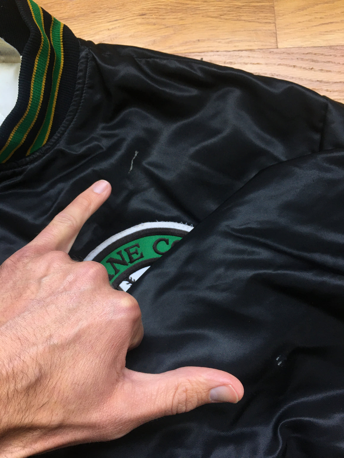 Kane County Cougars satin jacket - 2XL