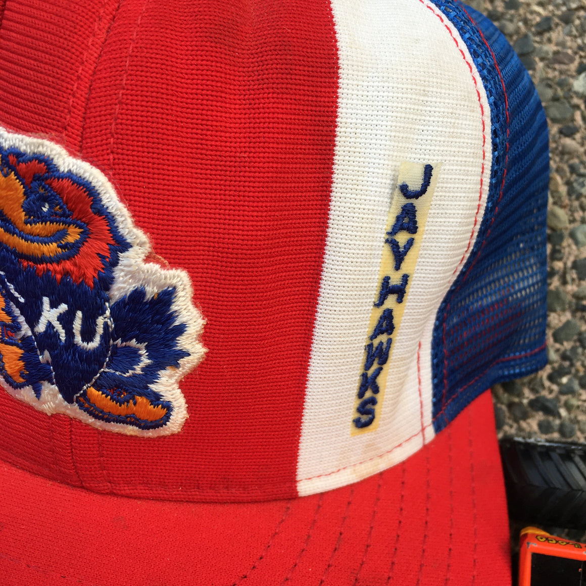 Kansas Jayhawks 80s Hats (Lot of 2)