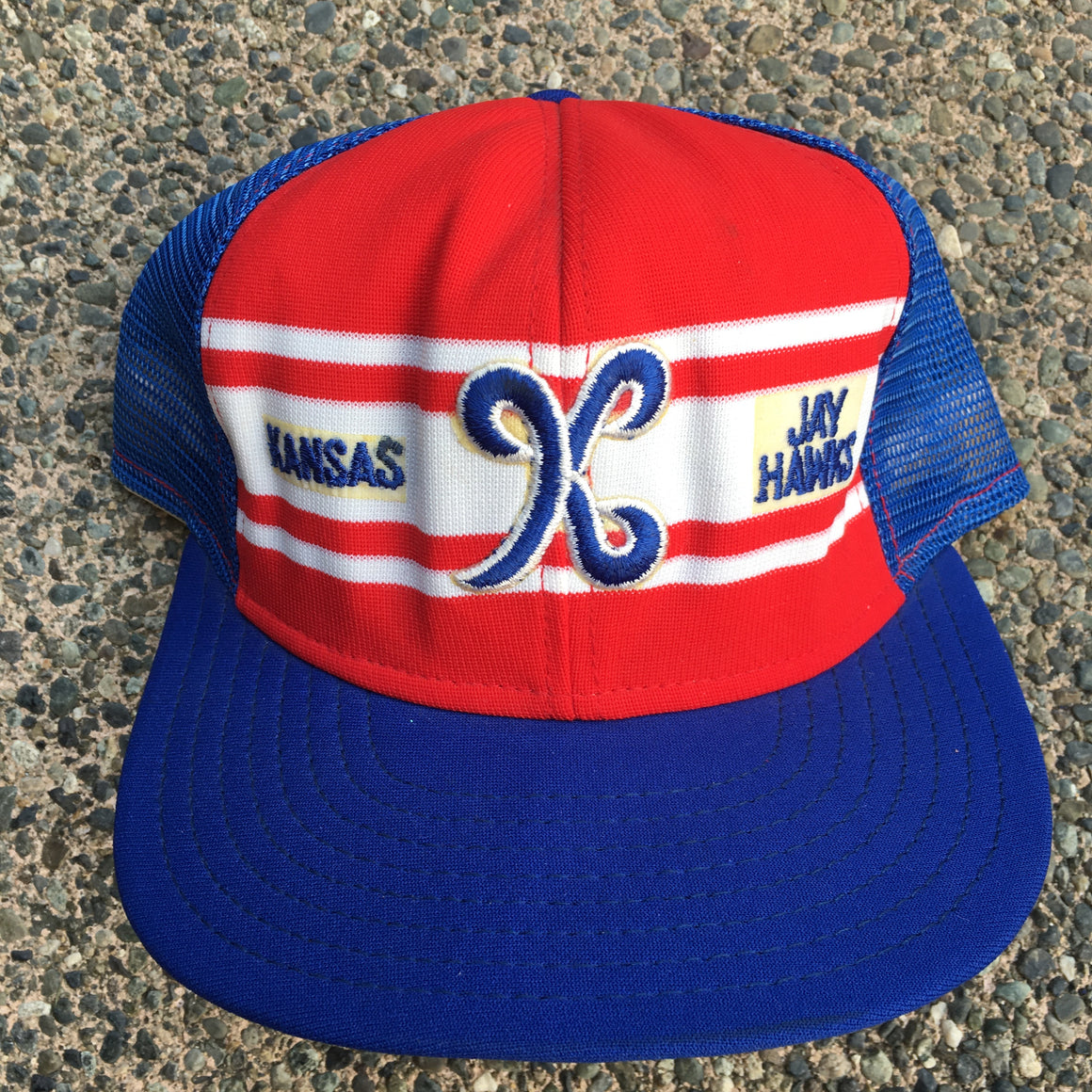 Kansas Jayhawks 80s Hats (Lot of 2)