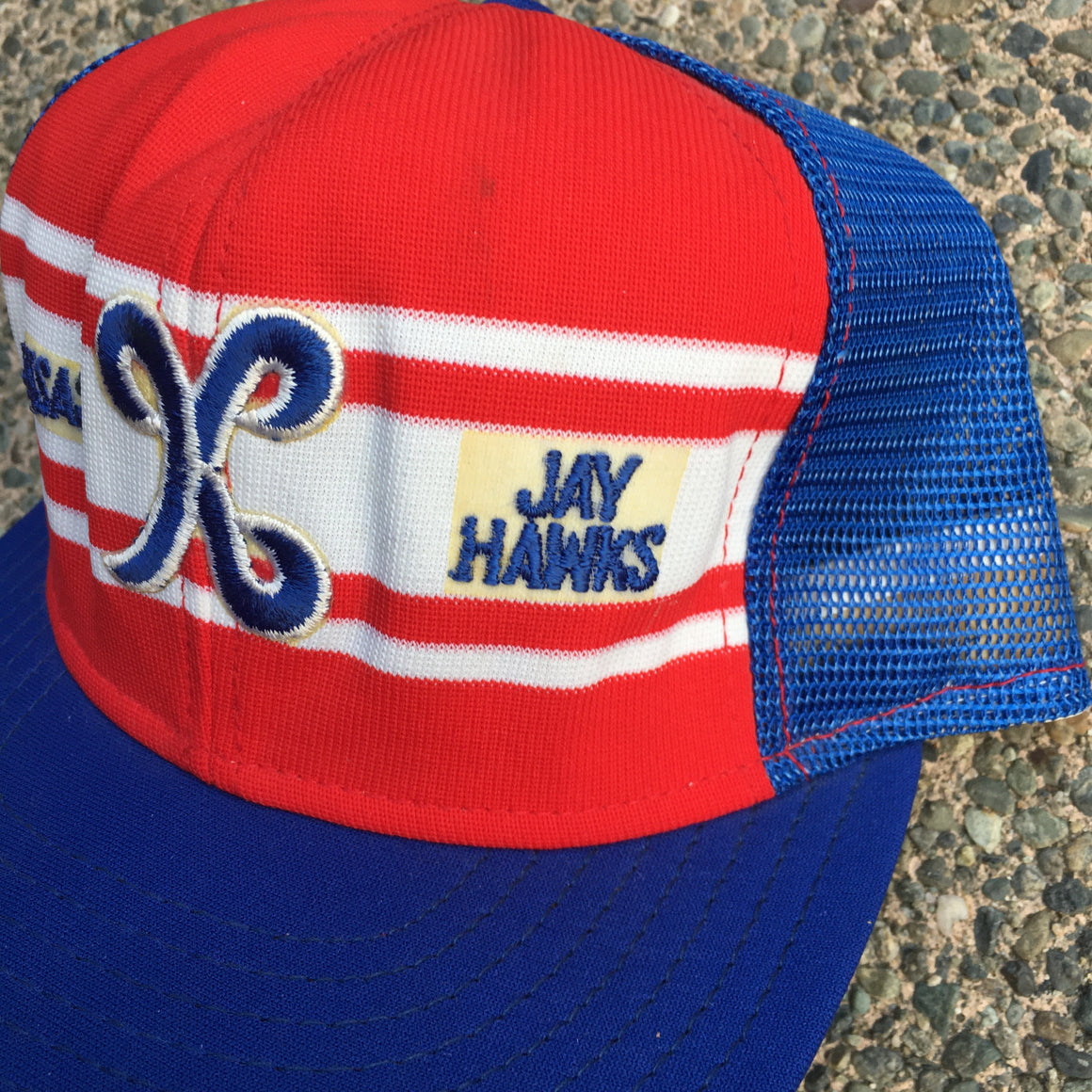 Kansas Jayhawks 80s Hats (Lot of 2)