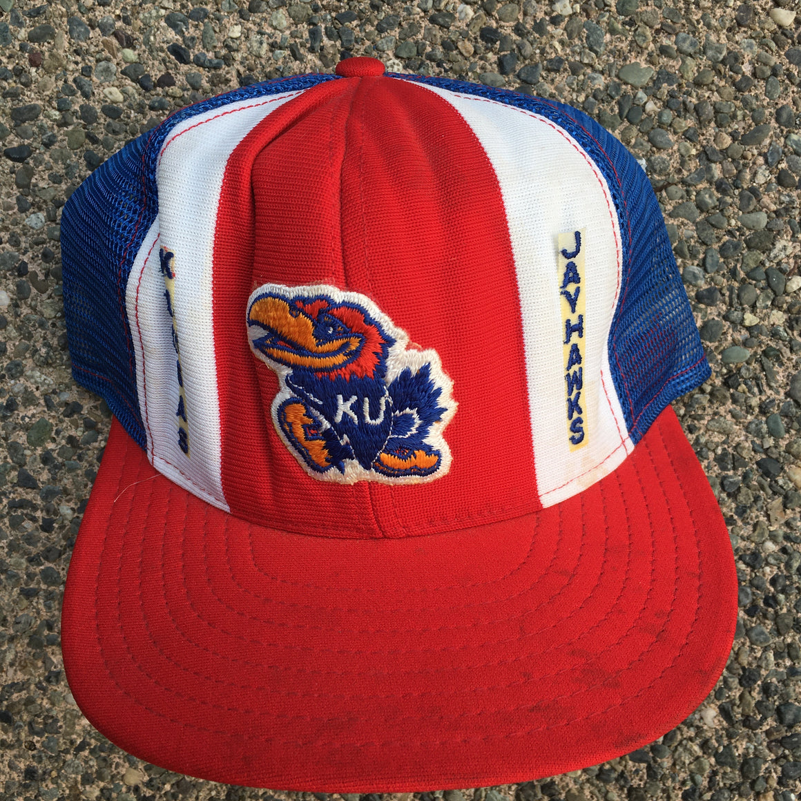 Kansas Jayhawks 80s Hats (Lot of 2)