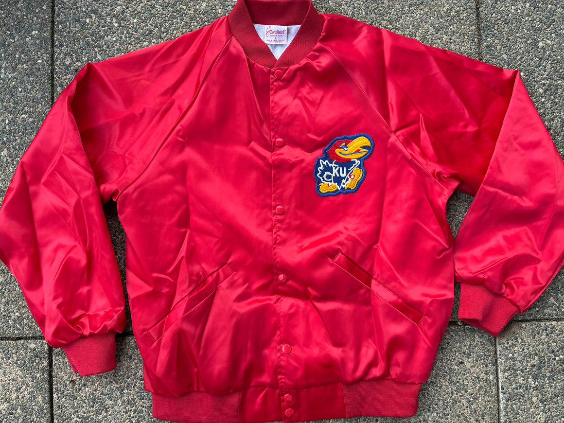 Kansas Jayhawks satin jacket - L