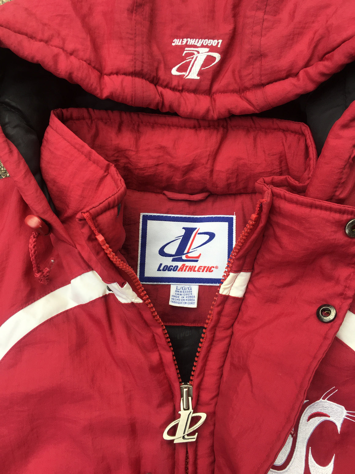 WSU Cougars puffer coat - L / XL