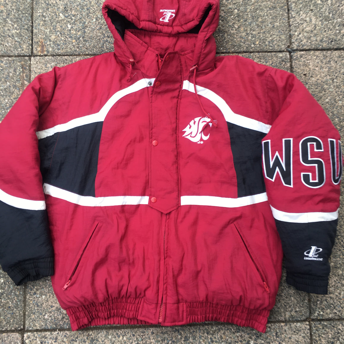 WSU Cougars puffer coat - L / XL