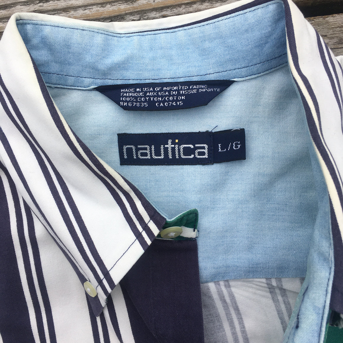 Vintage Nautica shirt - L / XL