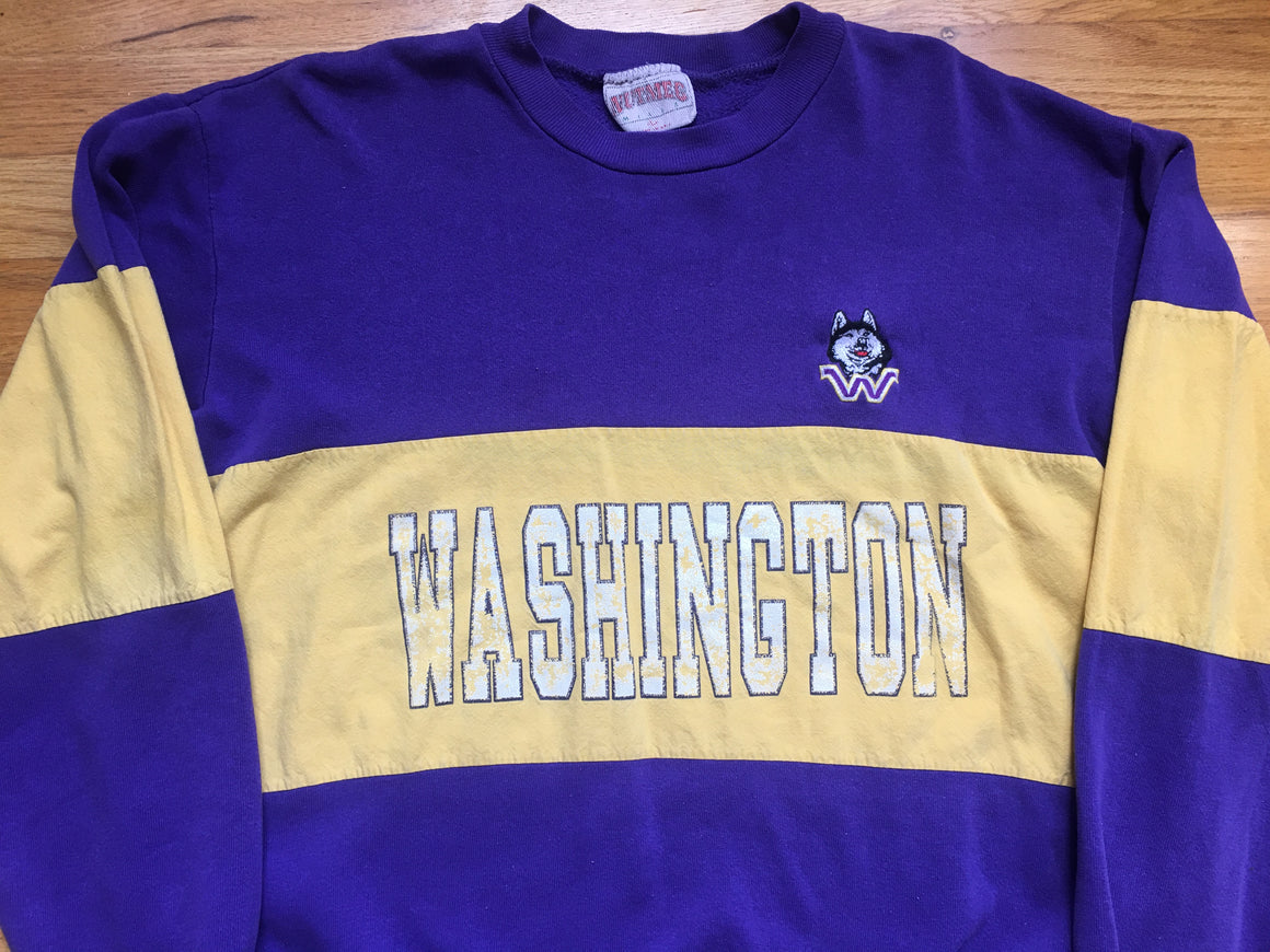 Vintage Washington Huskies sweatshirt - L