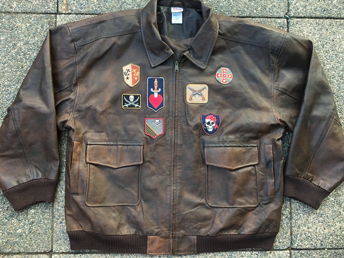Limited Edition Pirates of the Caribbean leather jacket - 2XL