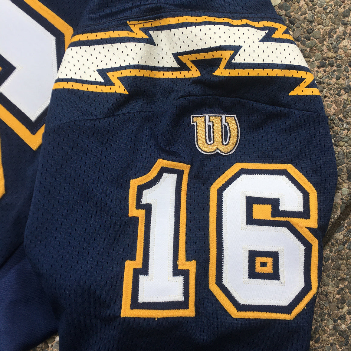 Signed Authentic Ryan Leaf San Diego Chargers Jersey - size 48