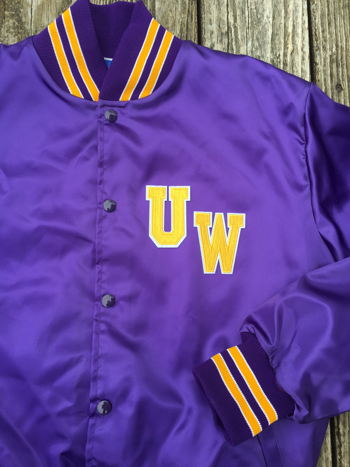 Washington Huskies satin jacket - L
