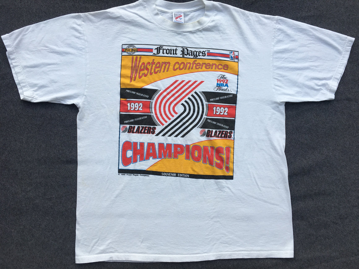 Portland Trailblazers 1992 Finals shirt - XL