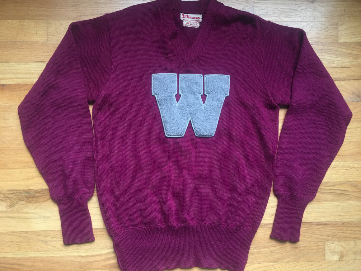 WSU Cougars letter sweater - M/L
