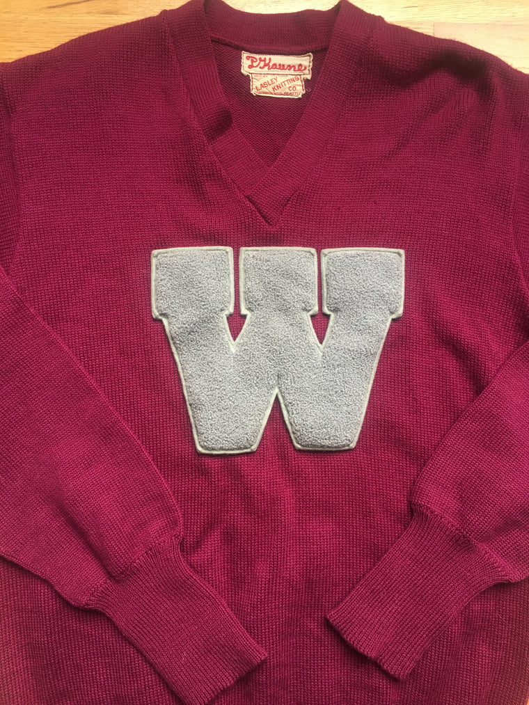 WSU Cougars letter sweater - M/L