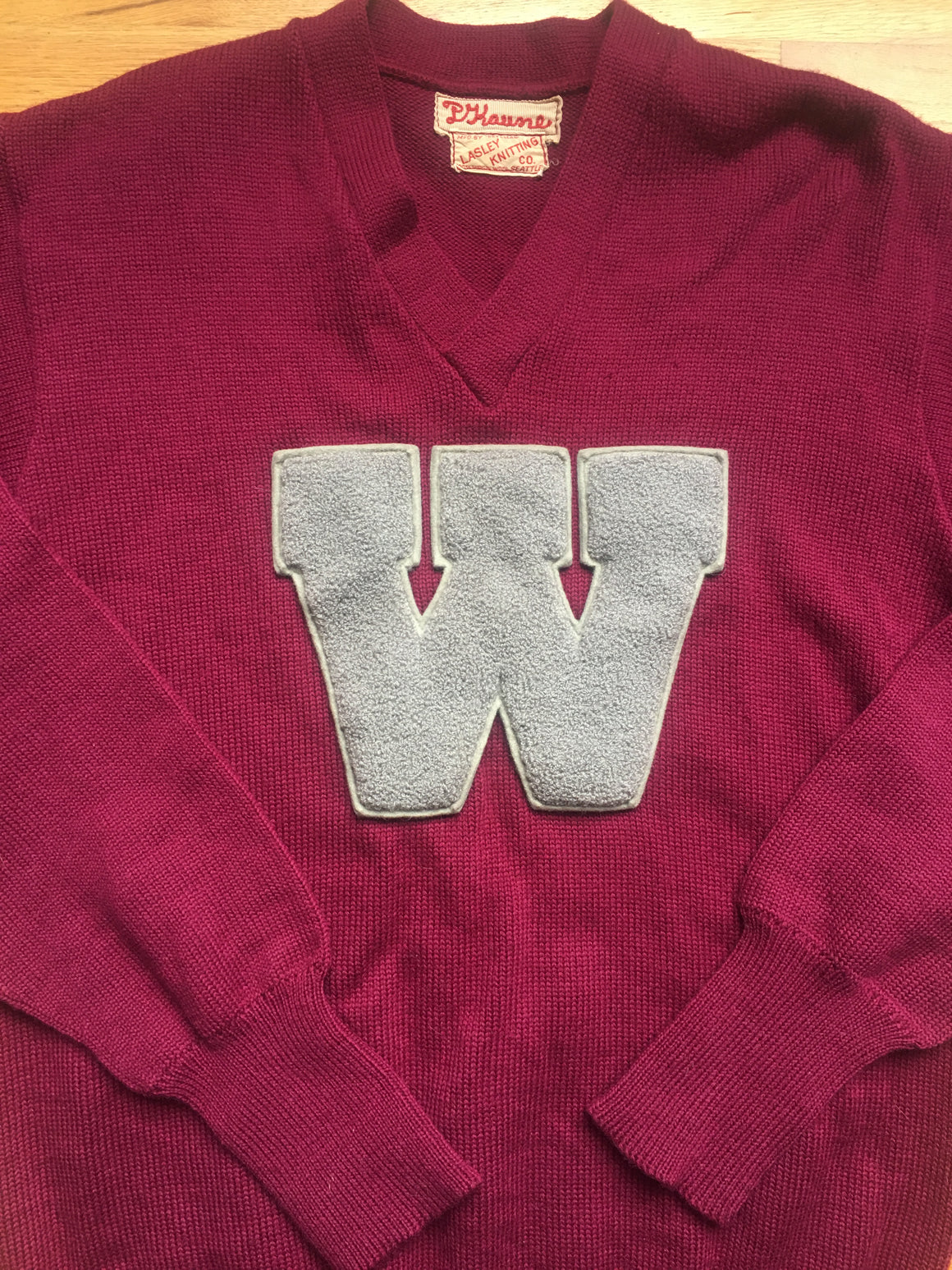 WSU Cougars letter sweater - M/L
