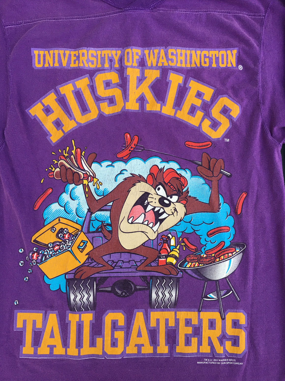 Washington Huskies Taz shirt - S / M