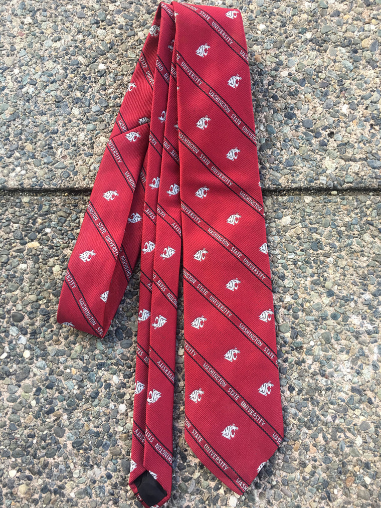 Vintage WSU Cougars neck tie