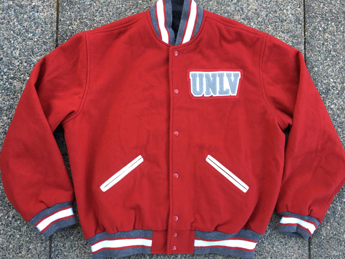 UNLV Runnin' Rebels Letterman Jacket - L / XL