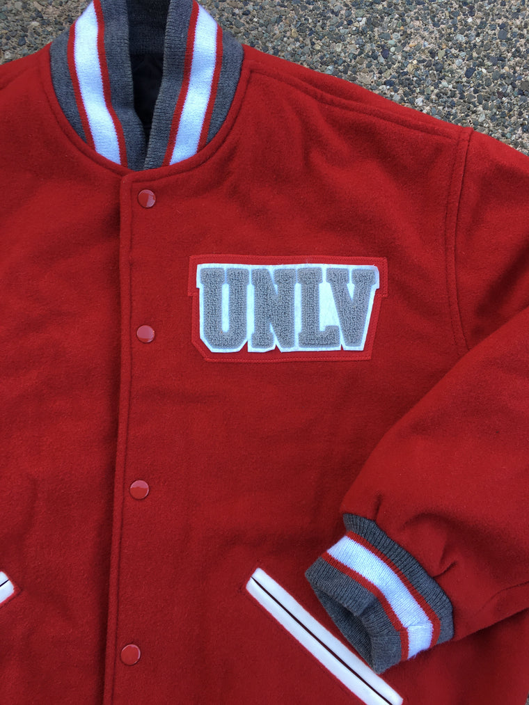 UNLV Runnin' Rebels Letterman Jacket - L / XL