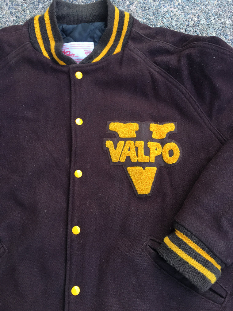 Vintage Valparaiso Letterman Jacket - 2XL