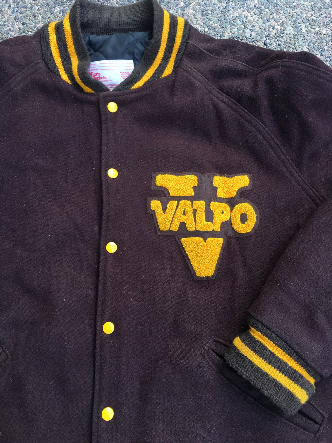 Vintage Valparaiso Letterman Jacket - 2XL