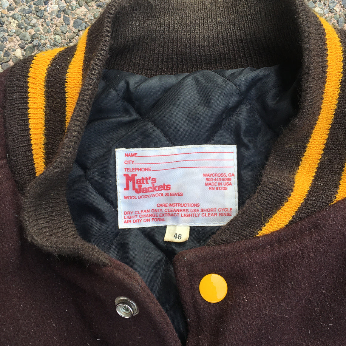 Vintage Valparaiso Letterman Jacket - 2XL