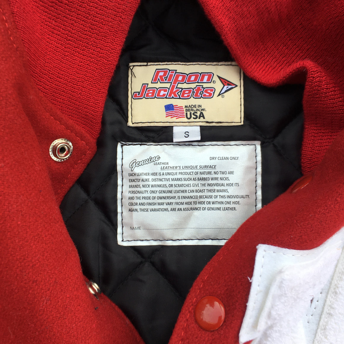 Wisconsin Badgers Letterman Jacket - S