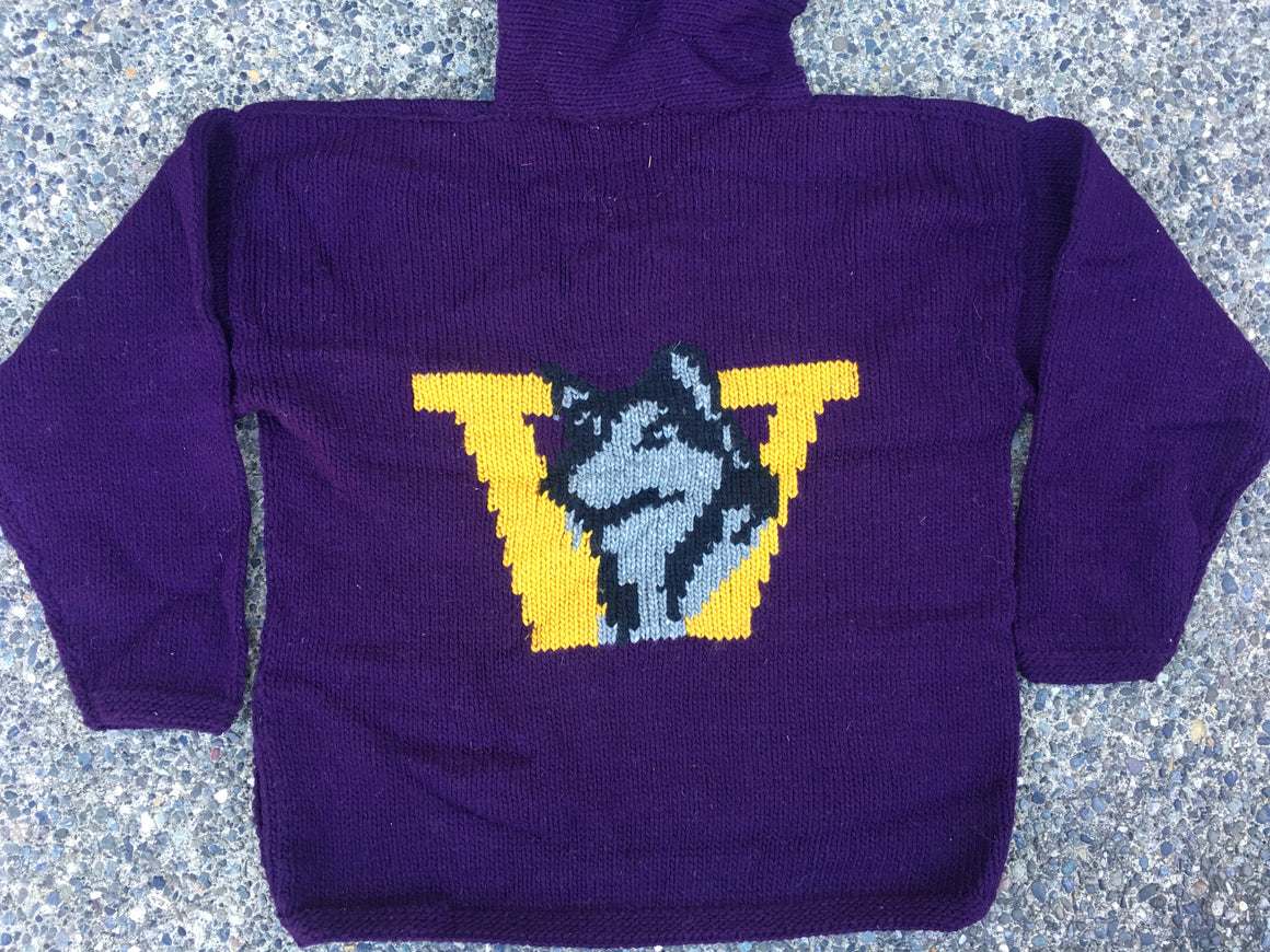 Washington Huskies hooded sweater - L