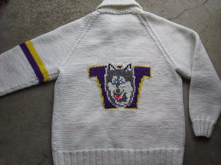Vintage Washington Huskies varsity sweater - L