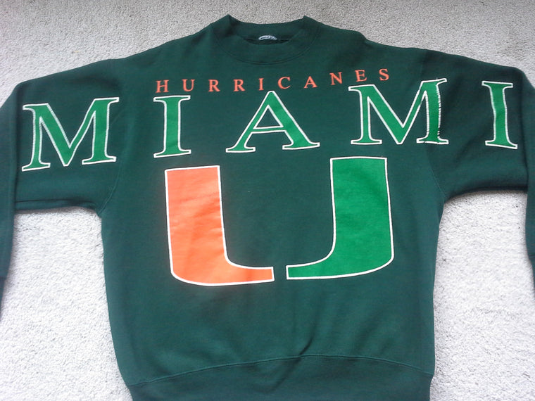 Vintage Miami Hurricanes 90s sweatshirt - XL