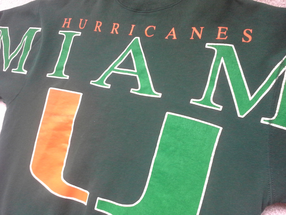 Vintage Miami Hurricanes 90s sweatshirt - XL