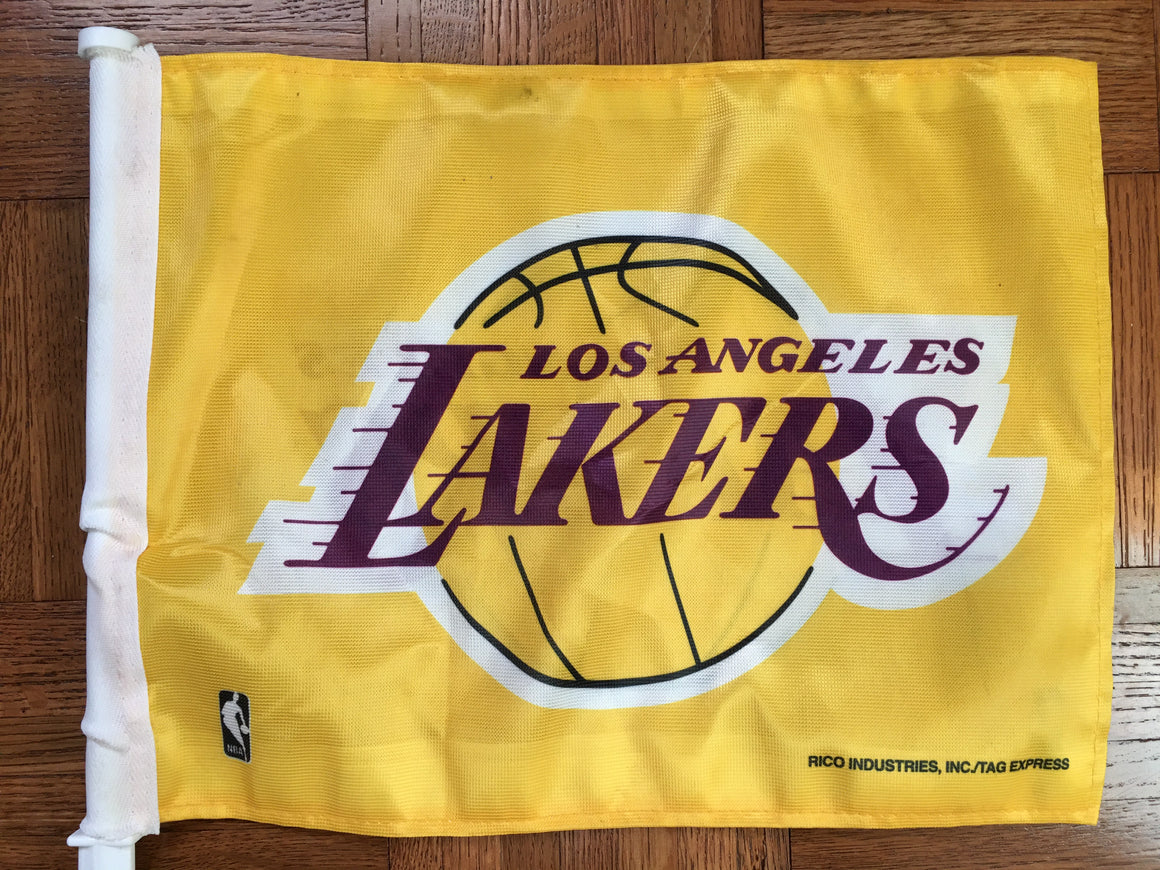 Los Angeles Lakers car flag