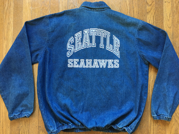Seattle Seahawks denim jacket - XL