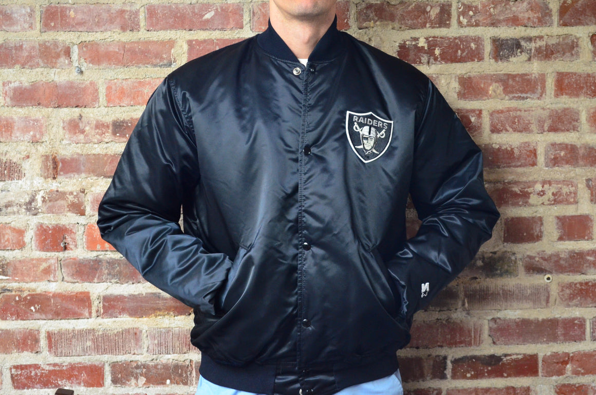 Vintage Los Angeles Raiders satin jacket by Starter - RARE XL TALL