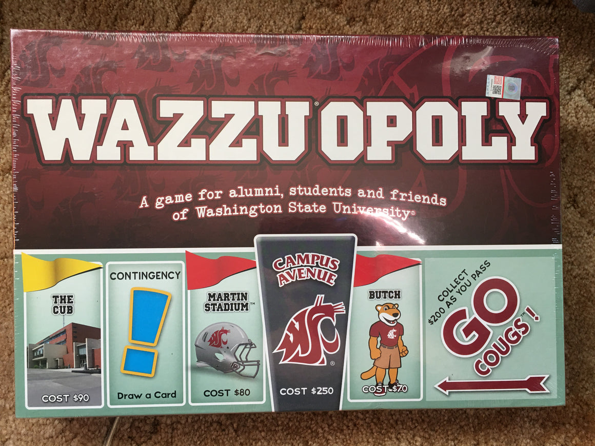 WSU Cougars WAZZUOPOLY game