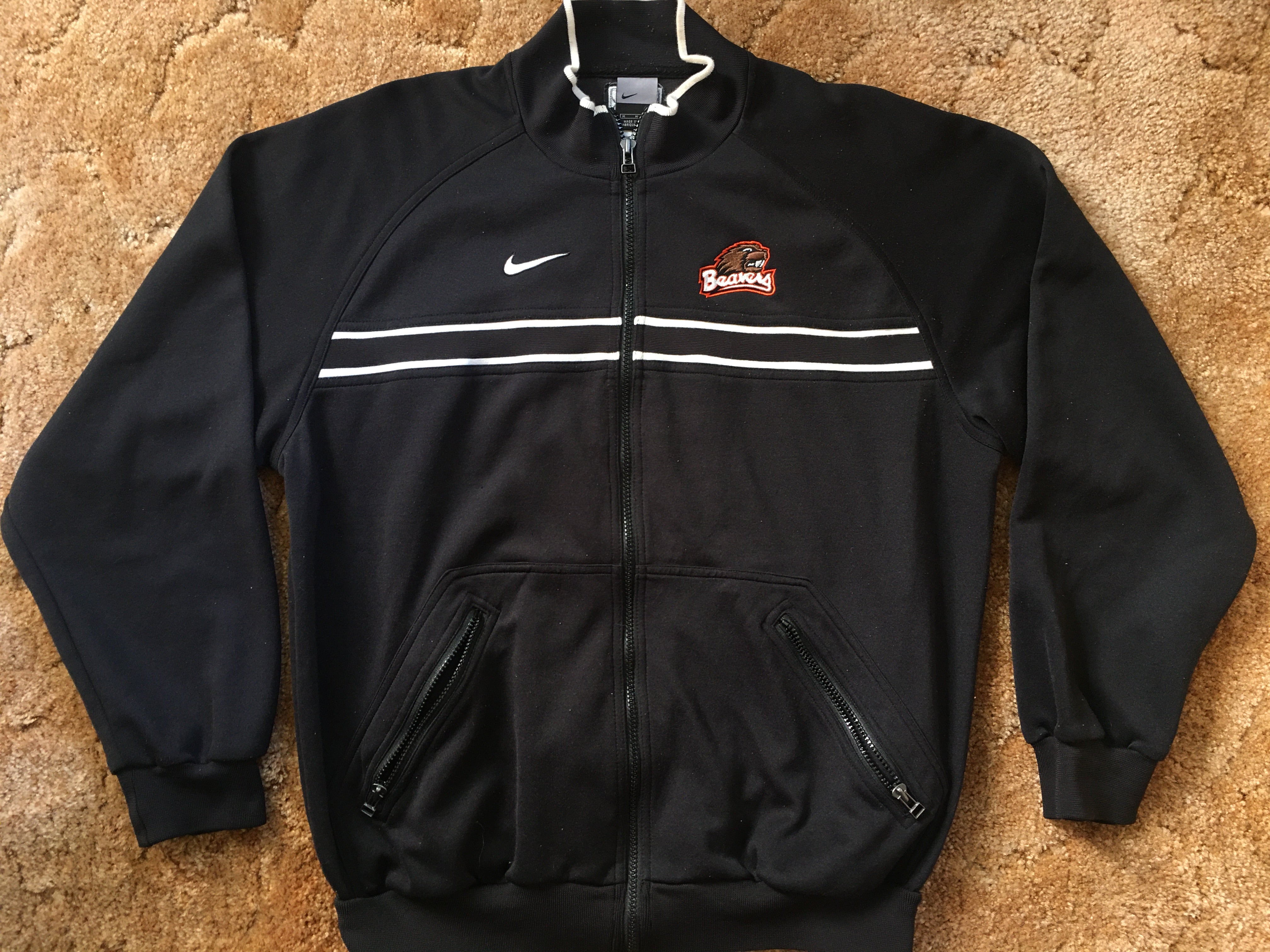 Oregon State Beavers warmup jacket - M / L - VintageSportsGear