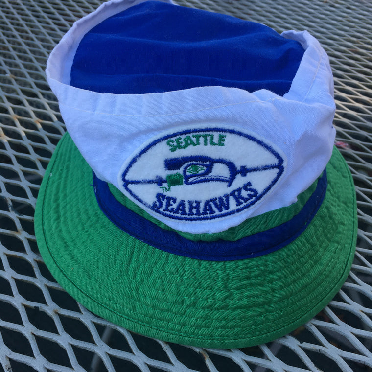 Vintage RARE NWT Seattle Seahawks pinstripe snapback hat by Sports