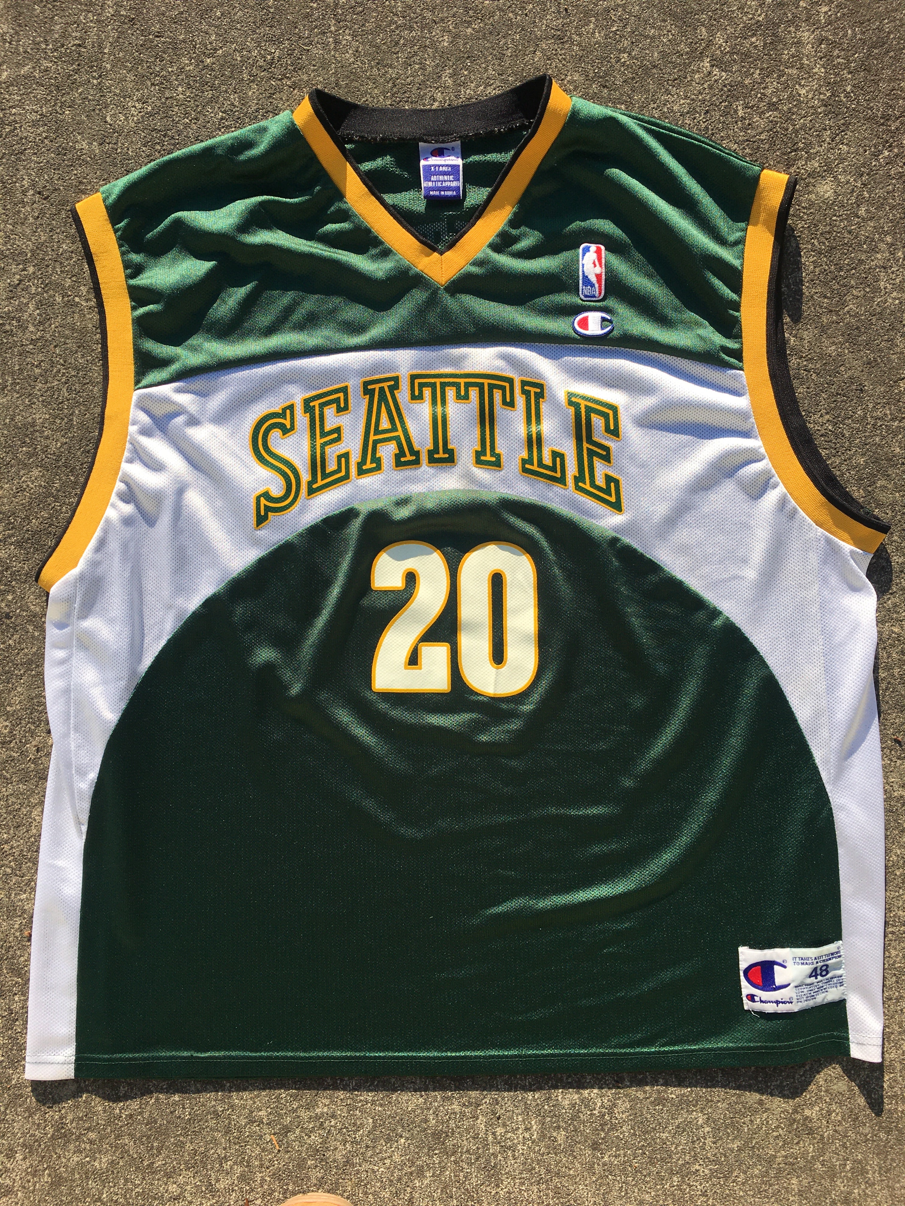 Seattle Sonics Gary Payton jersey - XL / 2XL - VintageSportsGear