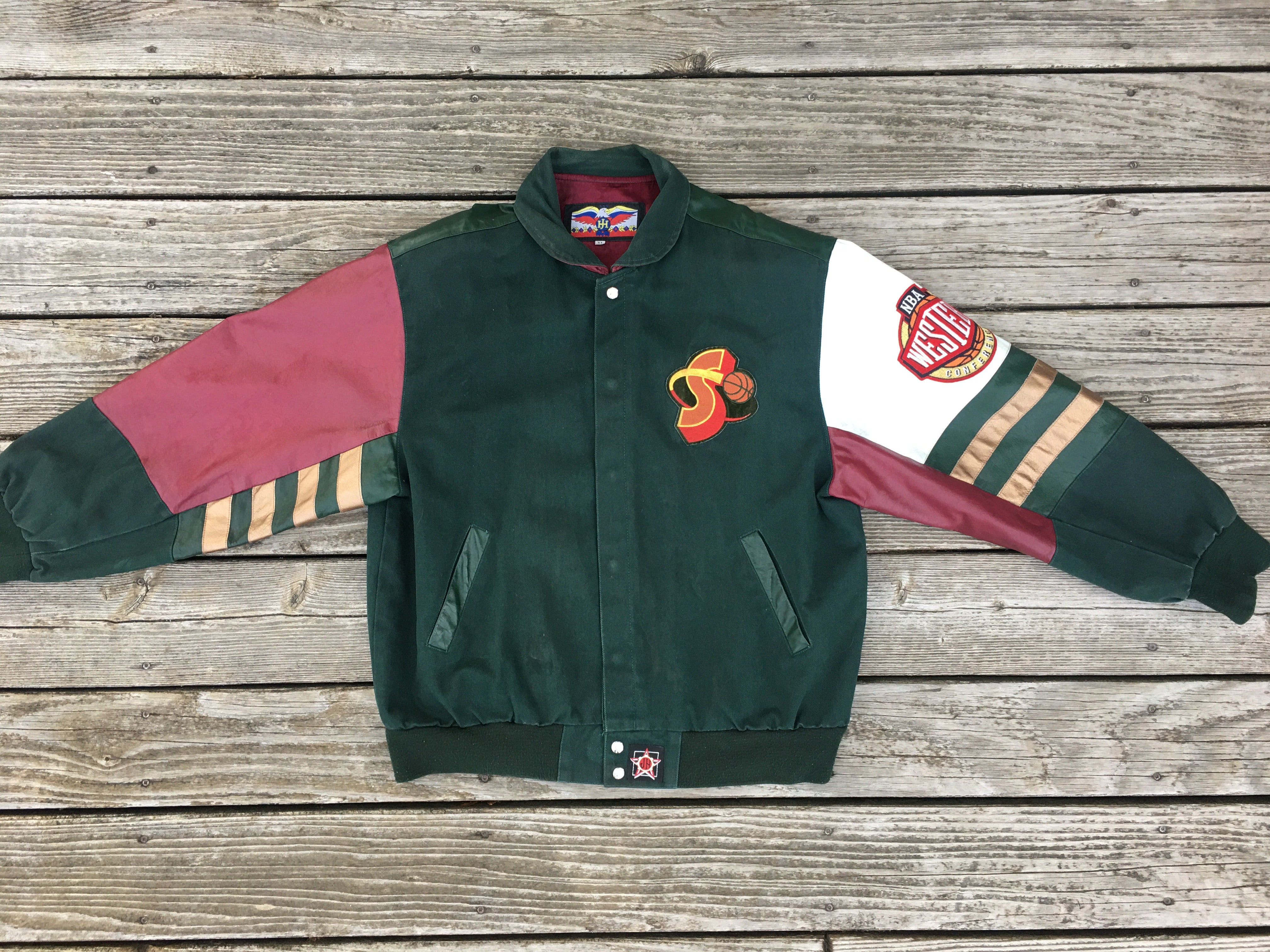 Seattle Supersonics 1996 jacket - XL - VintageSportsGear Seattle Supersonics 1996 jacket - XL - VintageSportsGear