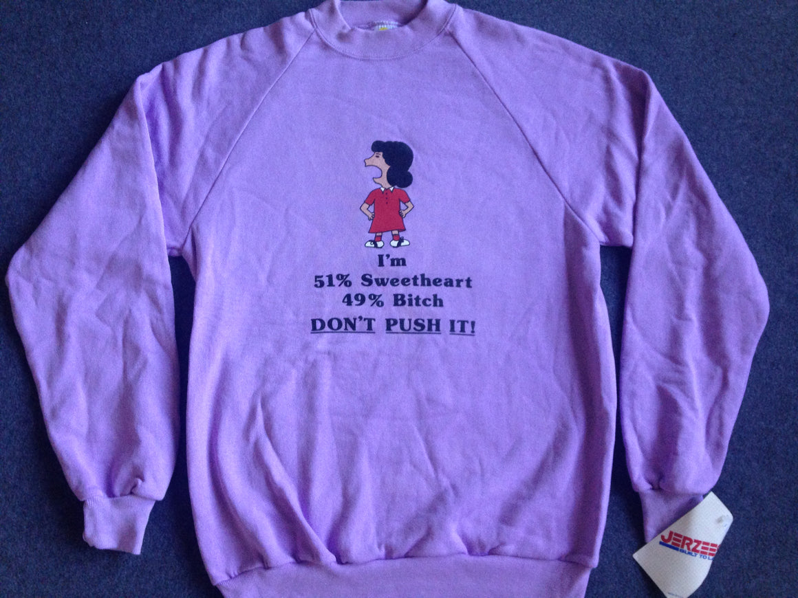 Vintage LUCY sweetheart sweatshirt - L