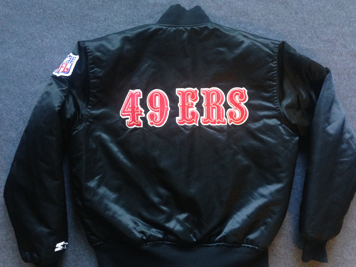 Vintage San Francisco 49ers REVERSIBLE satin jacket by Starter - L