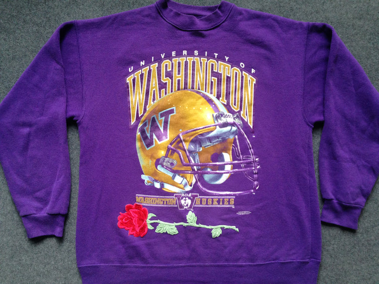 Vintage Washington Huskies Rose Bowl sweatshirt - L